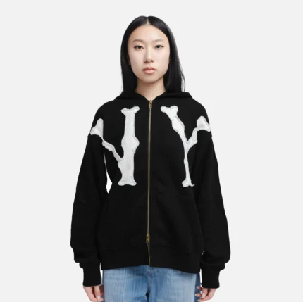 Casa de Lipa Black NY Hoodie (3)