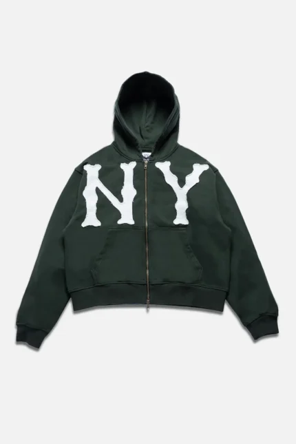 Casa de Lipa Forest Green NY Hoodie (1)