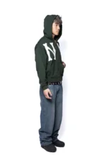 Casa de Lipa Forest Green NY Hoodie (3)