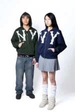 Casa de Lipa Forest Green NY Hoodie (5)