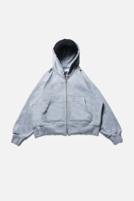 Casa de Lipa Grey Core Zip Hoodie (1)