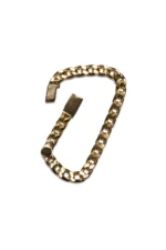 Casa de Lipa Cuban Link Carabiner Bracelate gold (1)
