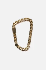 Casa de Lipa Cuban Link Carabiner Bracelate gold (2)