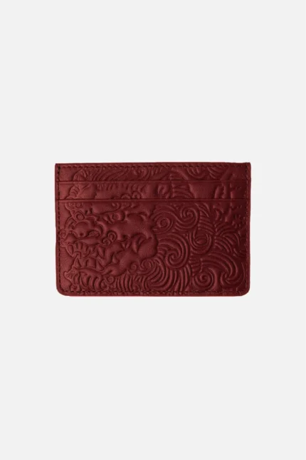 Casa de Lipa Red ‘Jaded’ Card Holder